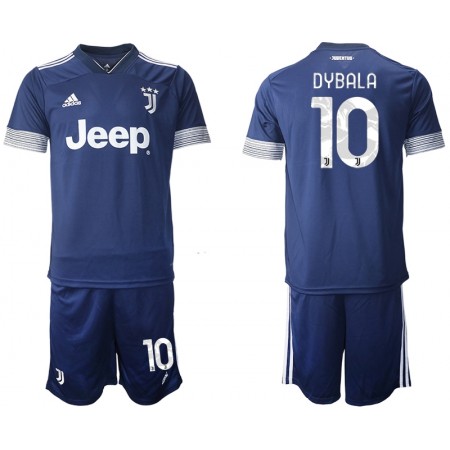 Billiga Fotbollströjor Juventus Paulo Dybala 10 Barn Borta tröja 2020/21 Kortärmad